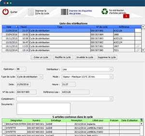 Gestion de la sterilisation en cabinet dentaire